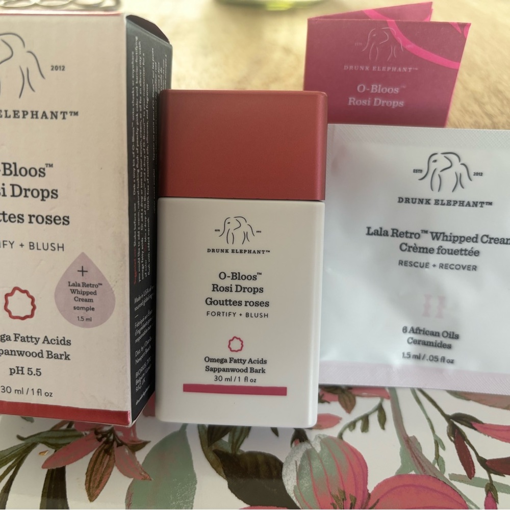 DRUNK ELEPHANT O-Bloos ROSI Drops 30 mL / 1 Fl Oz Full Size.Brand New!Authentic!
